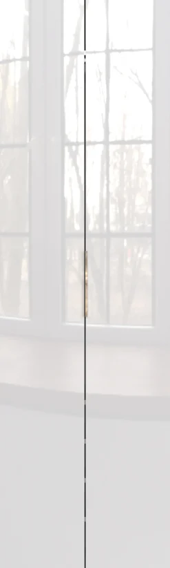 CASAVANTI Garderobenschrank GENOVA 59 x 197 cm weiß