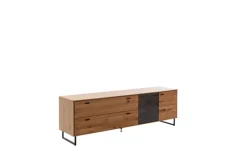 CASAVANTI Lowboard ASSINI 213x68 cm cm Ast/Balkeneiche