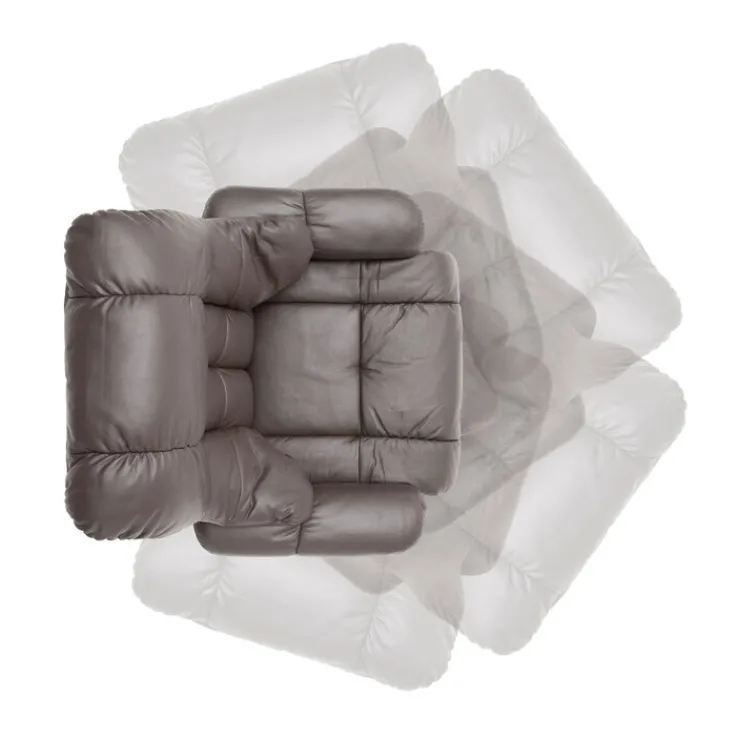 CASAVANTI Sessel mit Hocker CALGARY 2-teilig braun