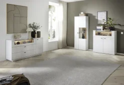 CASAVANTI Sideboard LISSABON modern white 165 x 84 cm