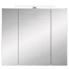 CASAVANTI Spiegelschrank 80 x 71-75 x 16 cm Glas grau