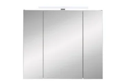 CASAVANTI Spiegelschrank 80 x 71-75 x 16 cm Glas grau