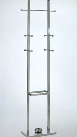 CASAVANTI Standgarderobe ANGELA silberfarbig