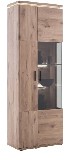 CASAVANTI Vitrine MODENA 75 x 209 cm Viking Oak