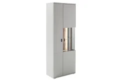 CASAVANTI Vitrine 2-türig LISSABON modern white 75 x 199 cm