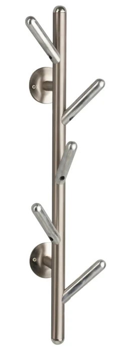 CASAVANTI Wandgarderobe FRANZI 12 x 63 cm silberfarbig