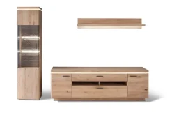 CASAVANTI Wohnwand BARCELONA Eiche braun