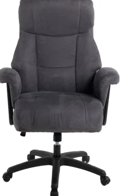 Chefsessel MAURO XXL 150 kg Schwarz/ Dunkelgrau