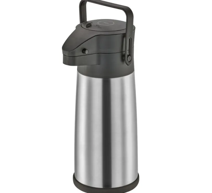 cilio Pumpkanne FESTINO 2,2 Liter silber/schwarz