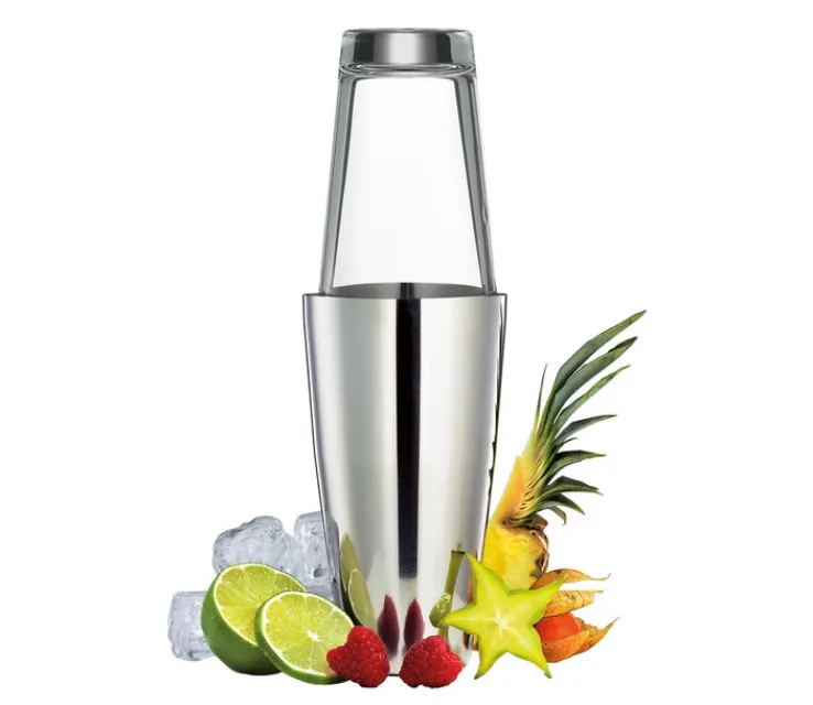 cilio Shaker BOSTON 400 ml Edelstahl/Glas