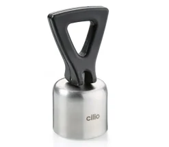 cilio Weinflaschenverschluss LEVA silberfarbig