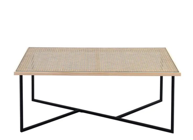 QUARTIER Couchtisch BRODY Wiener Geflecht