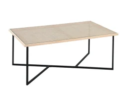 QUARTIER Couchtisch BRODY Wiener Geflecht