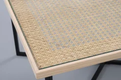 QUARTIER Couchtisch BRODY Wiener Geflecht