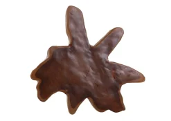 INTERhome Couchtisch FOREST Ø 60-70 cm Team Massiv braun/schwarz