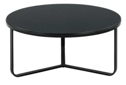 QUARTIER Couchtisch rund NEW YORK schwarz