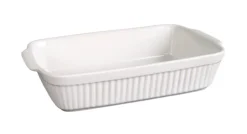 CreaTable Auflaufform CLASSIC Steinzeug weiß