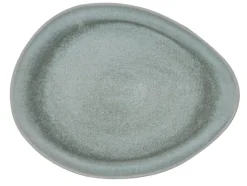 CreaTable Gourmetplatte PIETRA 31 x 24 cm Keramik graphitgrau