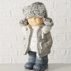 Deko-Figur Weihnachten Junge ENNI 40 cm