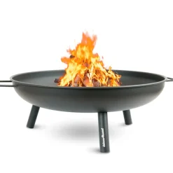deluxe4home Feuerschale XL 58 cm schwarz