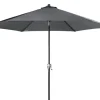 doppler Sonnenschirm rund 320 cm schwarz /anthrazit