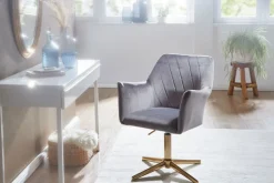 Drehstuhl 55 x 97 cm grau