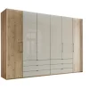 Drehtürenschrank CLIVO braun/ beige