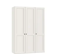 QUARTIER Drehtürenschrank LONGLINE LANDHAUS weiß