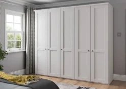 Drehtürenschrank MARLOW weiß