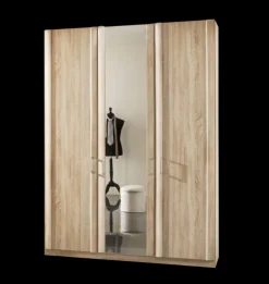 Drehtürenschrank MERAN braun