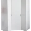QUARTIER Eckschrank-Lösung MULTIRAUMKONZEPT 95 x 185 x 95 cm weiß