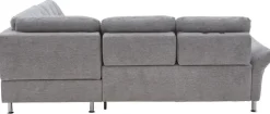 YoungLife by systempolster Ecksofa SEVRAN 242 x 210 cm alu