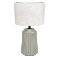 EGLO Retrofit Tischlampe CAPALBIO 41 cm sand /weiß