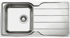 Einbauspüle REMIS silberfarbig