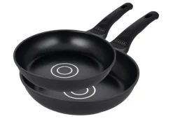 ELO mit Freude kochen! ELO Bratpfanne LAFER Aluminium 2-teilig 24/28 cm Schwarz