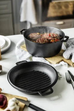 ELO mit Freude kochen! ELO Brottopf 26 cm Gusseisen schwarz