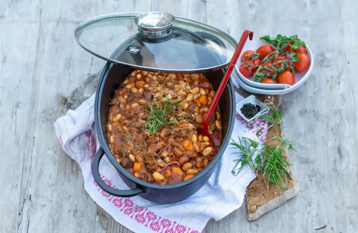 ELO mit Freude kochen! ELO Bräter ALUCAST 7 l Aluminiumguss schwarz