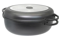 ELO mit Freude kochen! ELO Bräter ALUCAST 3-teilig Aluminiumguss schwarz