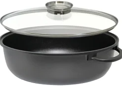 ELO mit Freude kochen! ELO Bräter ALUCAST 3-teilig Aluminiumguss schwarz