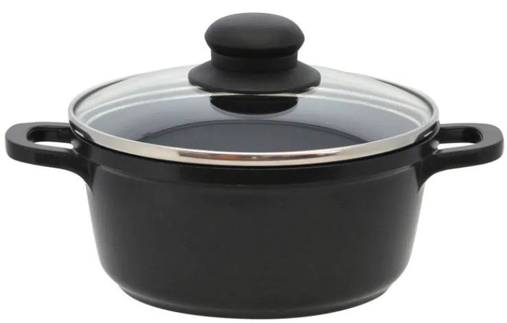 ELO mit Freude kochen! ELO Topf-Set BLACK CAST 4-teilig Aluguss schwarz