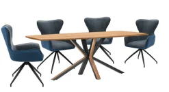 QUARTIER Esstisch TAREK 175 x 90 cm Akazie massiv natur