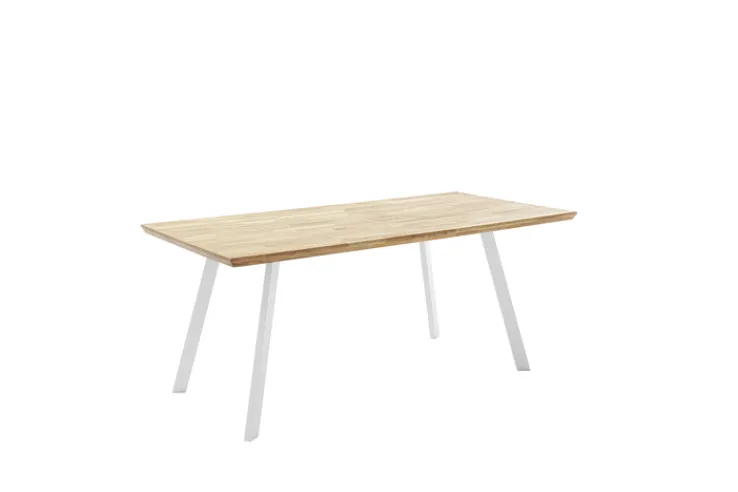 QUARTIER Esstisch TIANA 180 x 90 cm braun/weiß