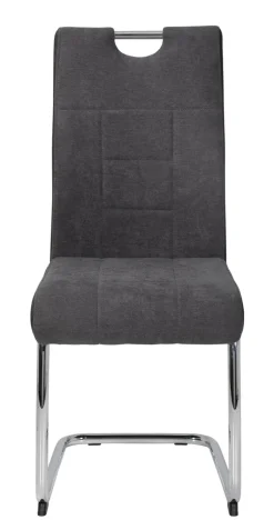 QUARTIER Esszimmerstuhl ALINA 2er Set anthrazit