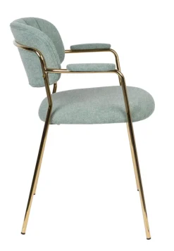 QUARTIER Esszimmerstuhl ARMJOLIEN 2er Set hellgrün