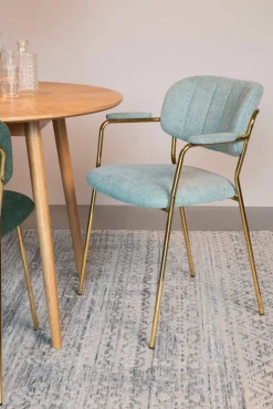 QUARTIER Esszimmerstuhl ARMJOLIEN 2er Set hellgrün