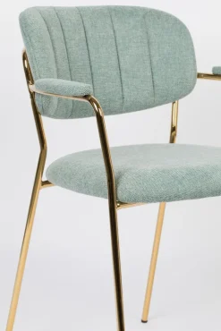 QUARTIER Esszimmerstuhl ARMJOLIEN 2er Set hellgrün