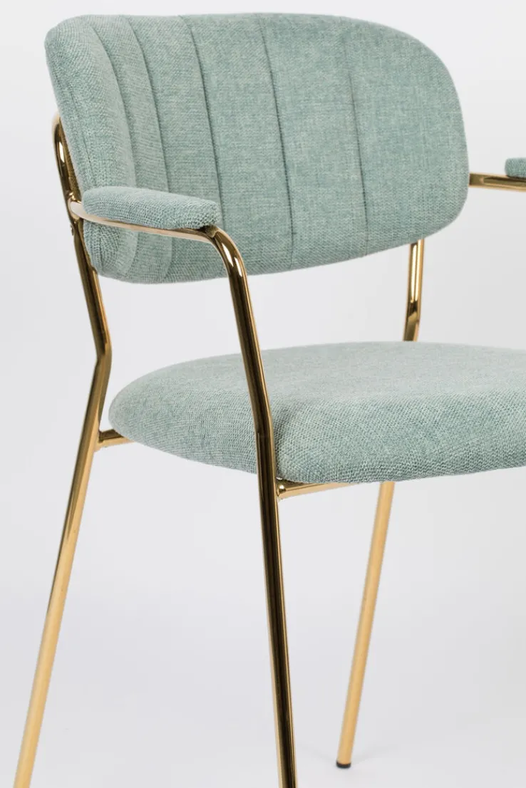 QUARTIER Esszimmerstuhl ARMJOLIEN 2er Set hellgrün