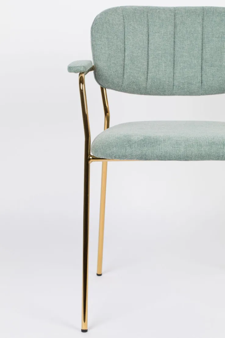 QUARTIER Esszimmerstuhl ARMJOLIEN 2er Set hellgrün