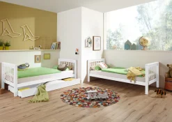 Kinder Etagenbett 140 x 200 cm weiß