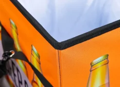 Faltkiste FANBOX II schwarz/orange/weiß